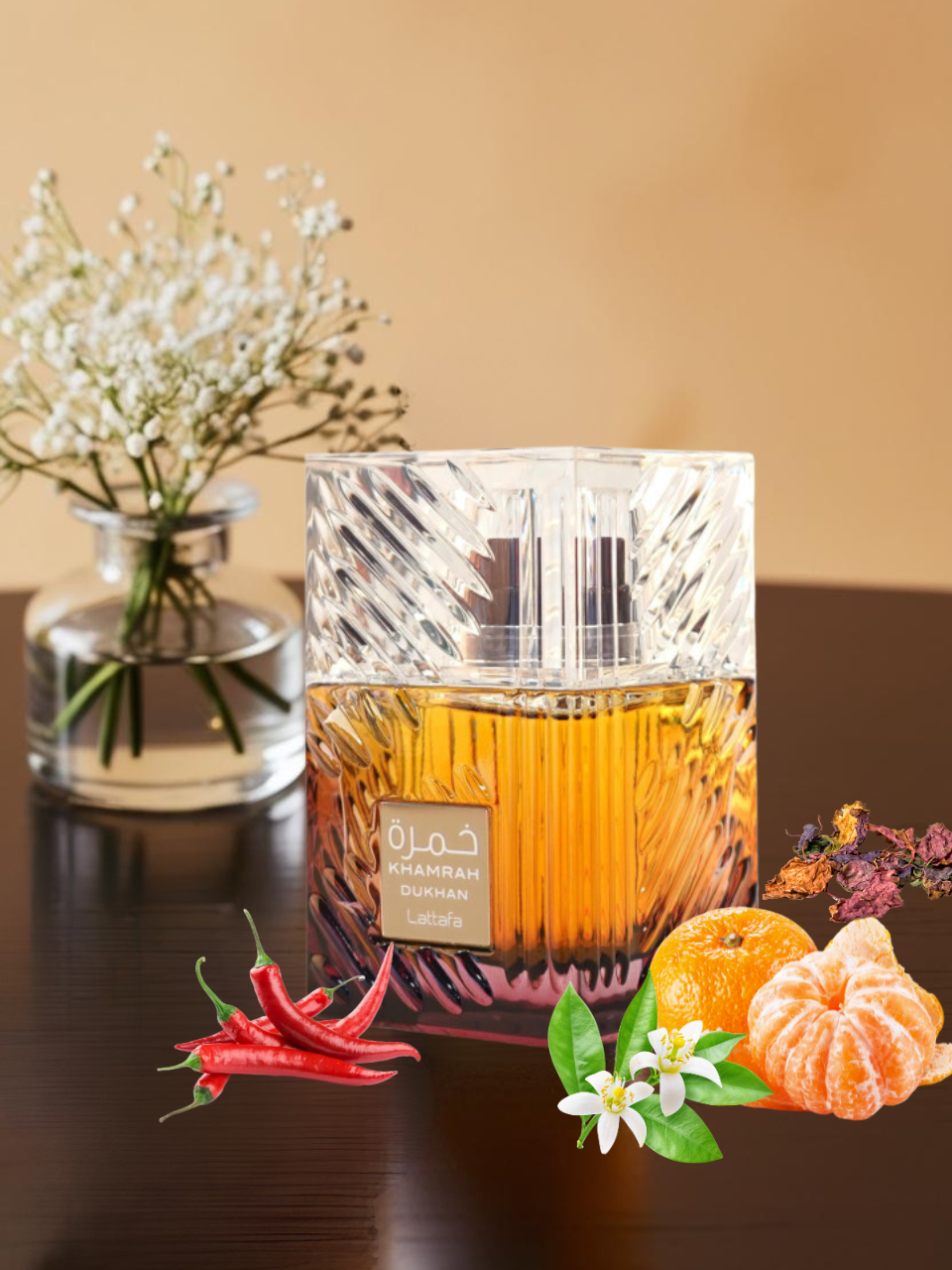 Khamrah Dukhan by lattafa for men 3.4 Oz 100ml