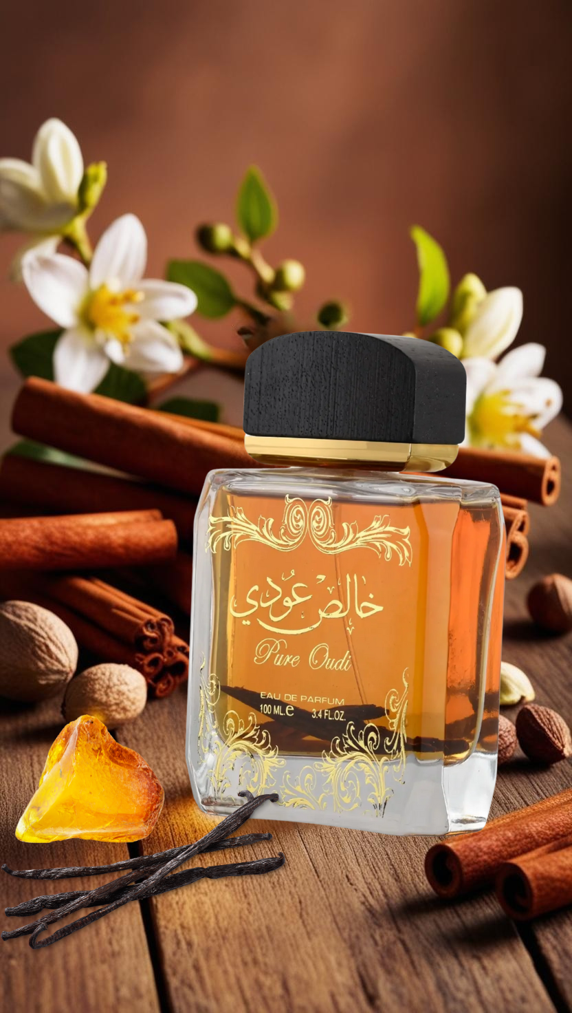 Khalis Oudi (Pure Oudi) by Lattafa 3.4fl Oz, 100ml