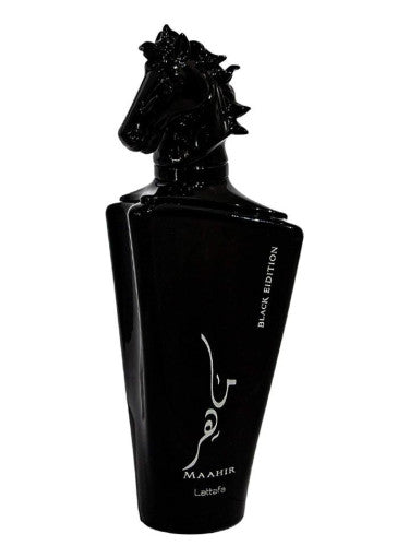 Maahir Black Edition by Lattafa 3.4fl Oz, 100ml