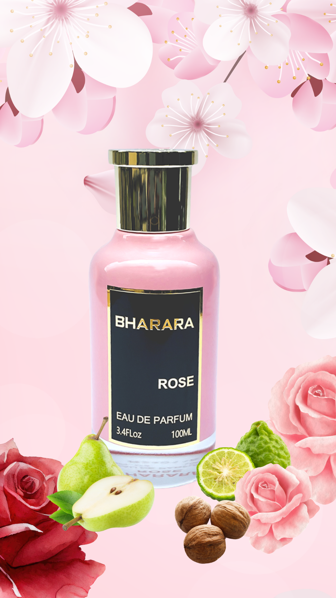 Bharara Rose women by Bharara 3.4 Oz 100ml