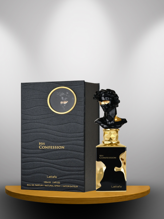 His confession by Lattafa for men 3.4 Oz 100ml